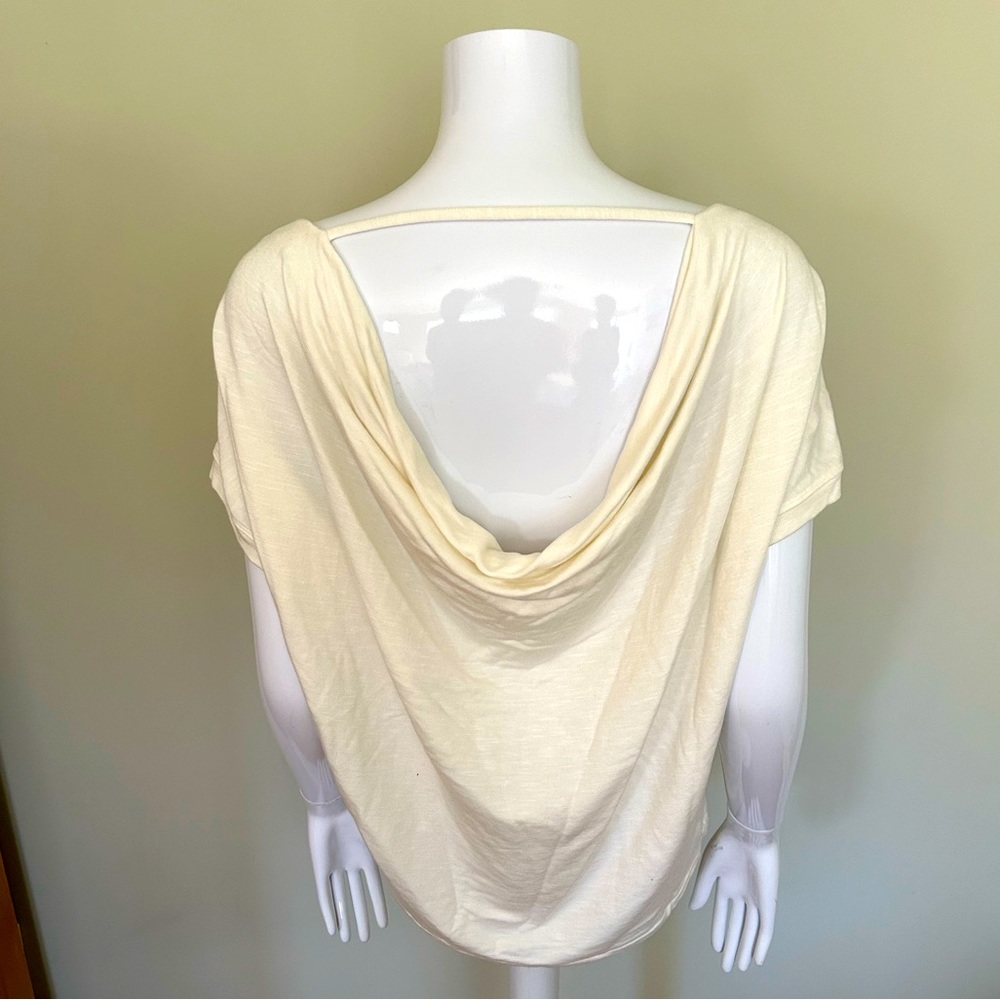 Anthropologie drape back top